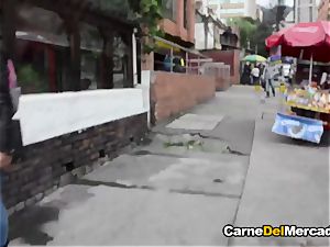 CarneDelMercado - blondie Latina teenager pulverized upside down