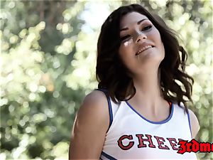 bouncy cheerleader Jessica Rex interracially plunged