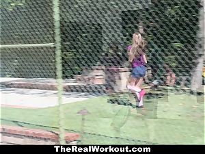 TheRealWorkout Kimber Lee ravaged By Her Soccer Coach