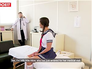 schoolgirl gets abused hardcore by professor and doctor